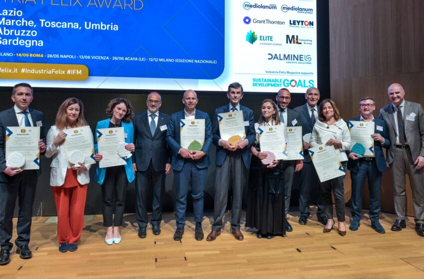 AgriEuro premiata dall’Industria Felix