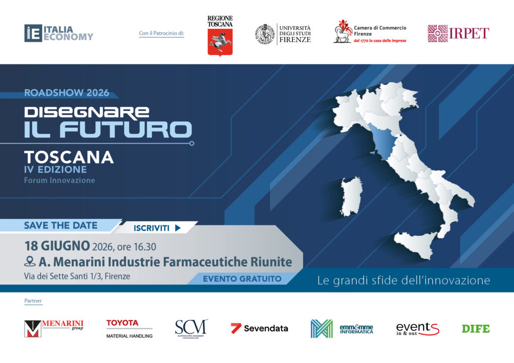Disegnare il Futuro Toscana - IV edizione - 18 giugno 2026, ore 16:30. Presso A. Menarini Industrie Farmaceutiche Riunite - Firenze - ISCRIVITI